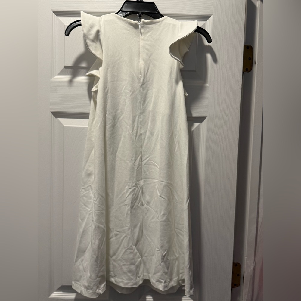 Susana Monaco Cream Ruffle Sleeve Dress - Picture 3 of 3